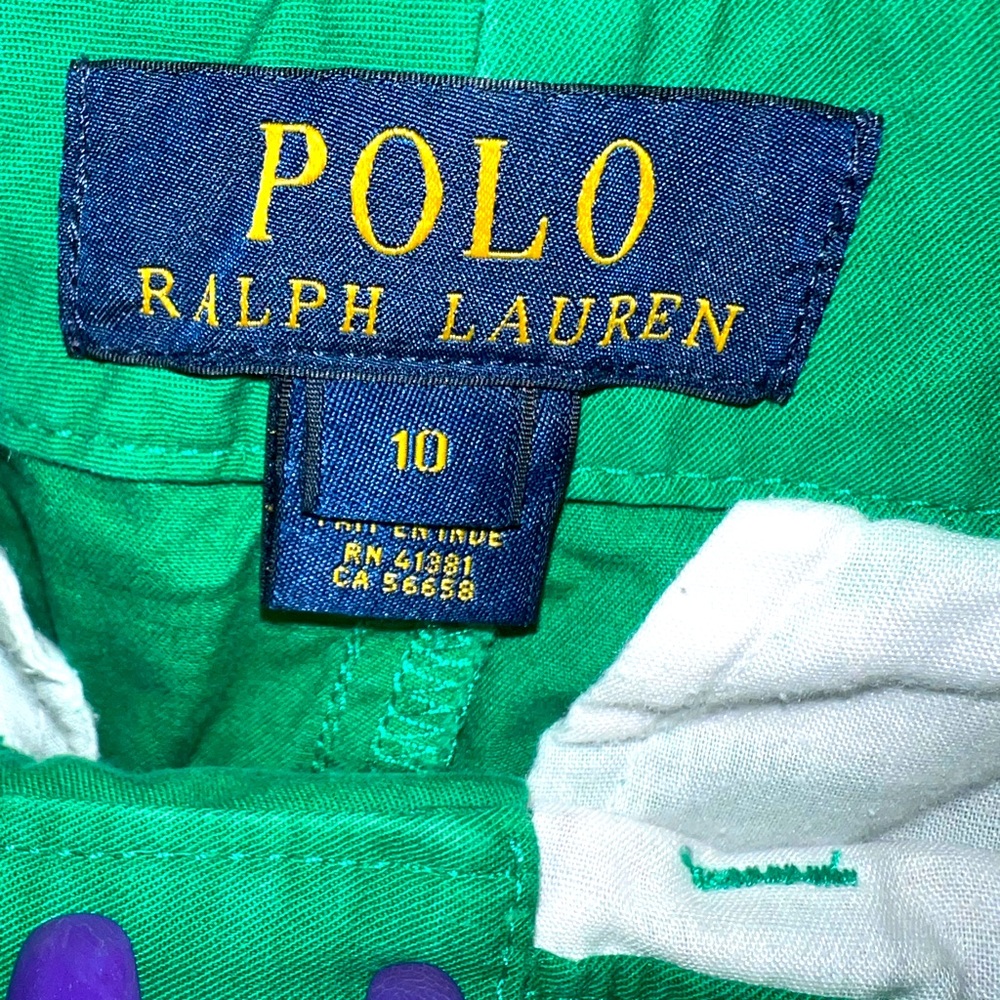 Boys polo shorts size 10
